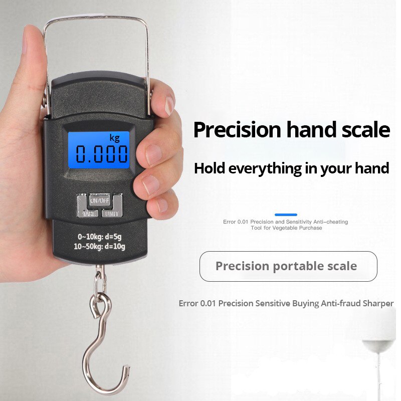 Luggage Scale Hanging - Draagbare digitale bagageweegschaal Handheld elektronische hangweegschaal