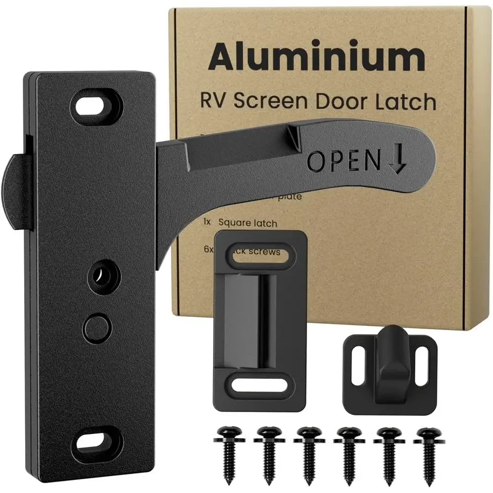 Travel Accessories - Safoner Aluminium RV Schermdeurvergrendeling Rechterhandgreep Vervangingsset
