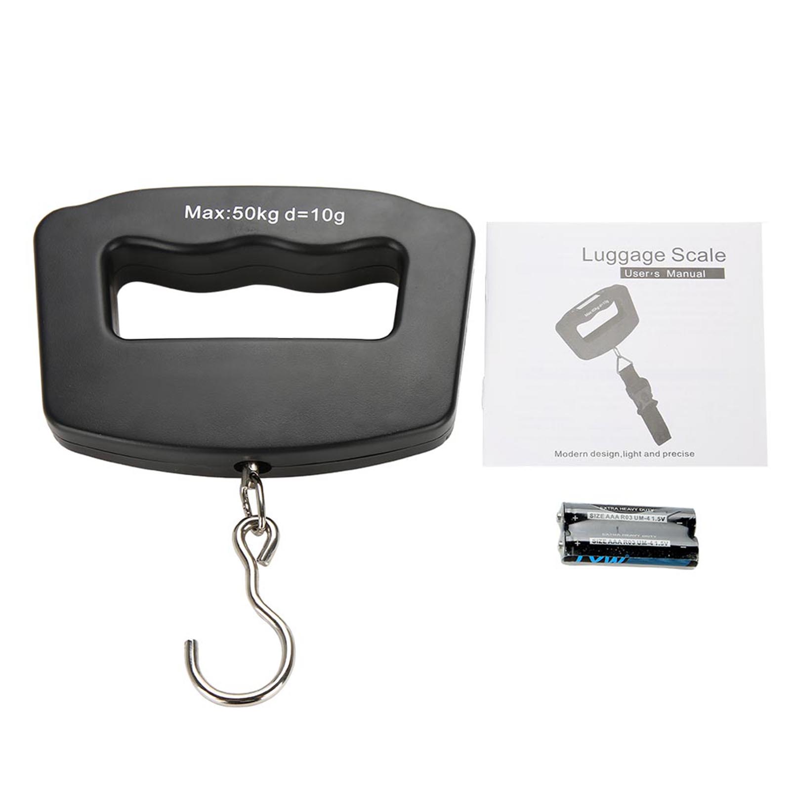 Luggage Scale Hanging - 50kg/10g Hoge Precisie Draagbare Digitale Hangweegschaal,