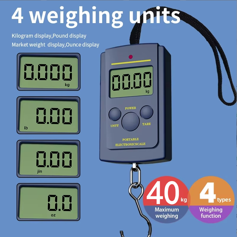 Luggage Scale Hanging - 1PC Multifunctionele Mini 40kg/10g Elektronische Hangende