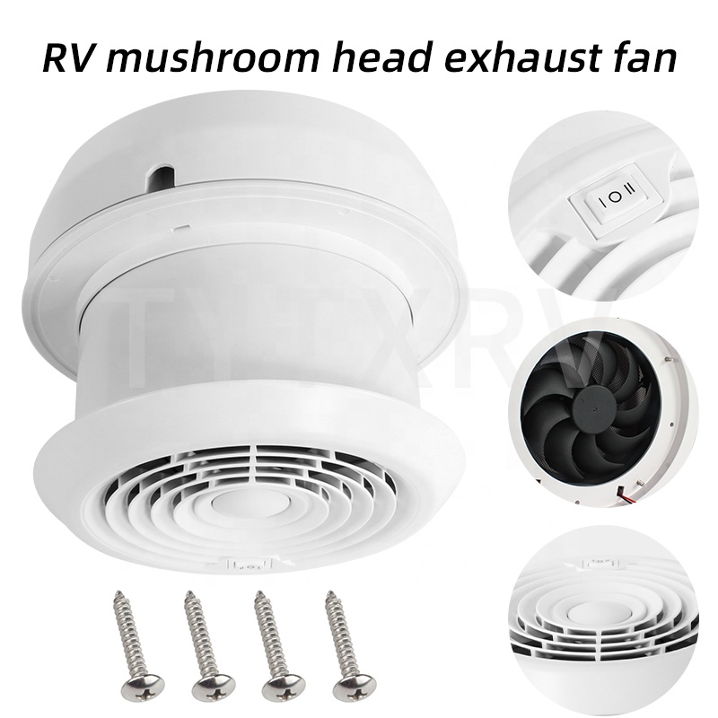Travel Accessories - RV Accessoires DC12V/24V Sterke Wind Paddenstoelvormige