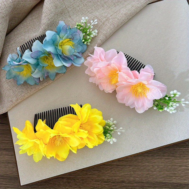 Travel Accessories Bunnings - Pure en etherische bloemenhaarkam voor dames