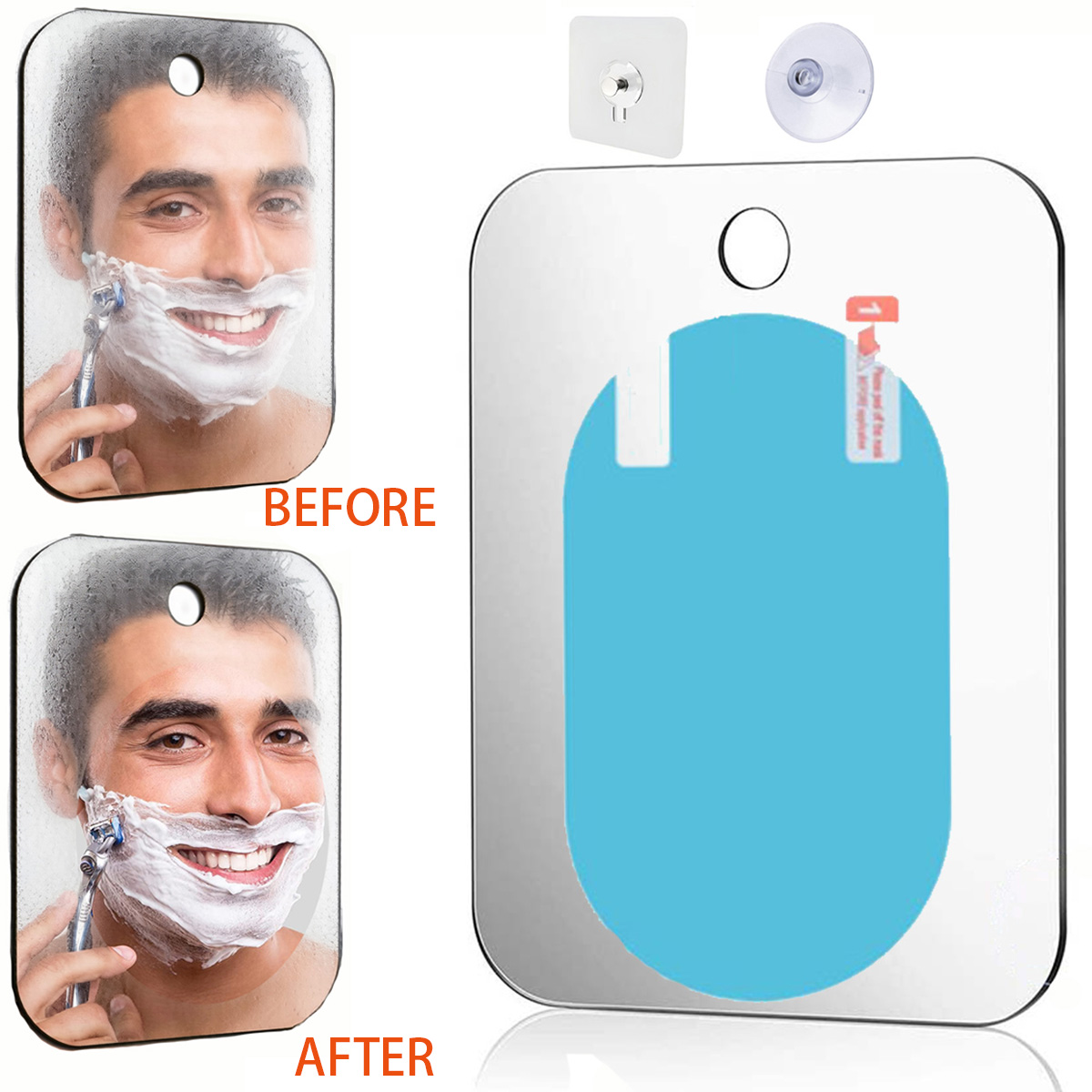 Travel Accessories Needed - Acryl Fog Free Mirror Set met