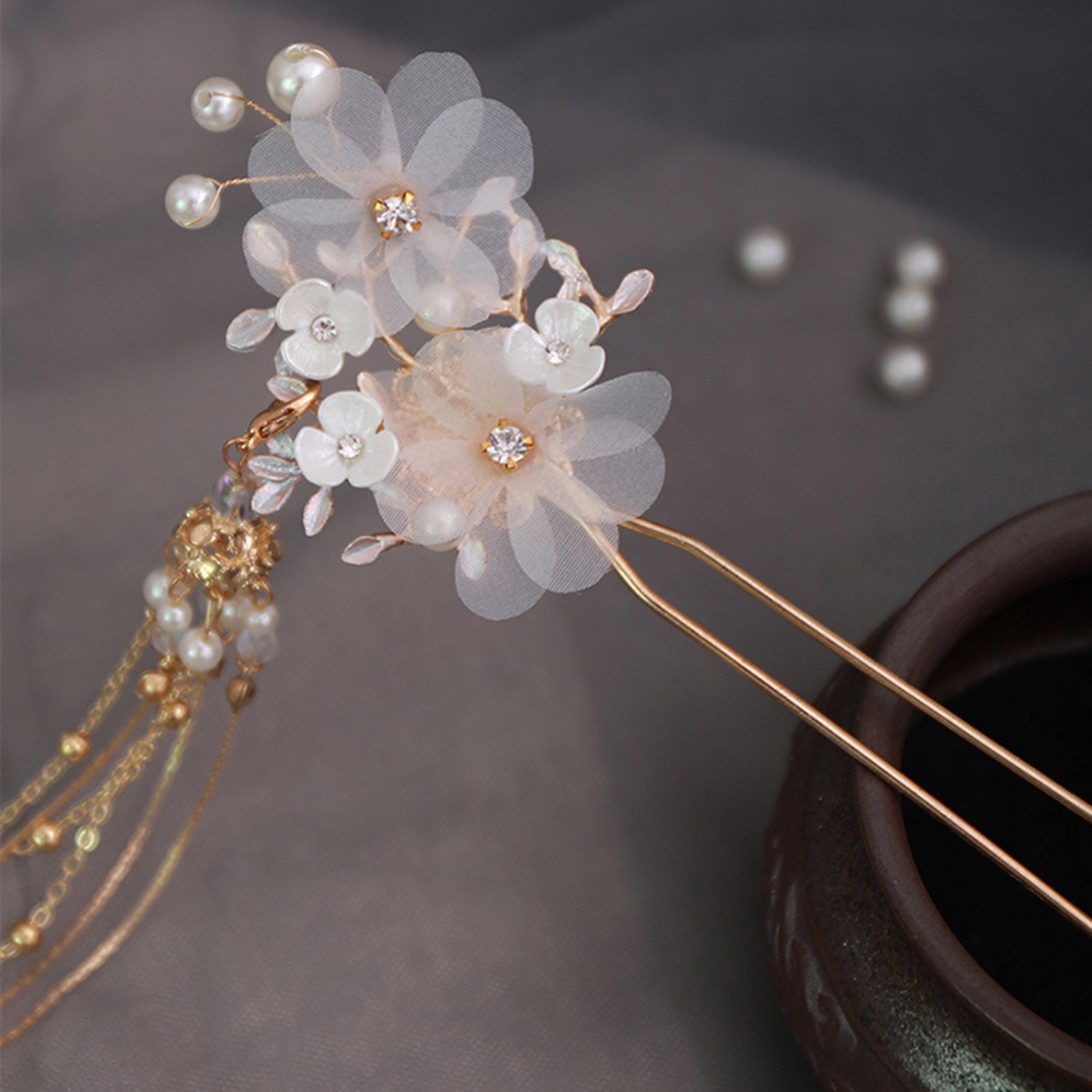 Travel Accessories Bunnings - Chinese stijl haarstokje haarspeld bloem knot