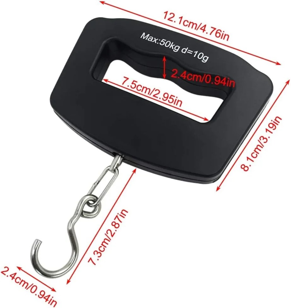 50 kg 10 g bagageweegschaal, L - Luggage Scale Hanging recensie en prijs