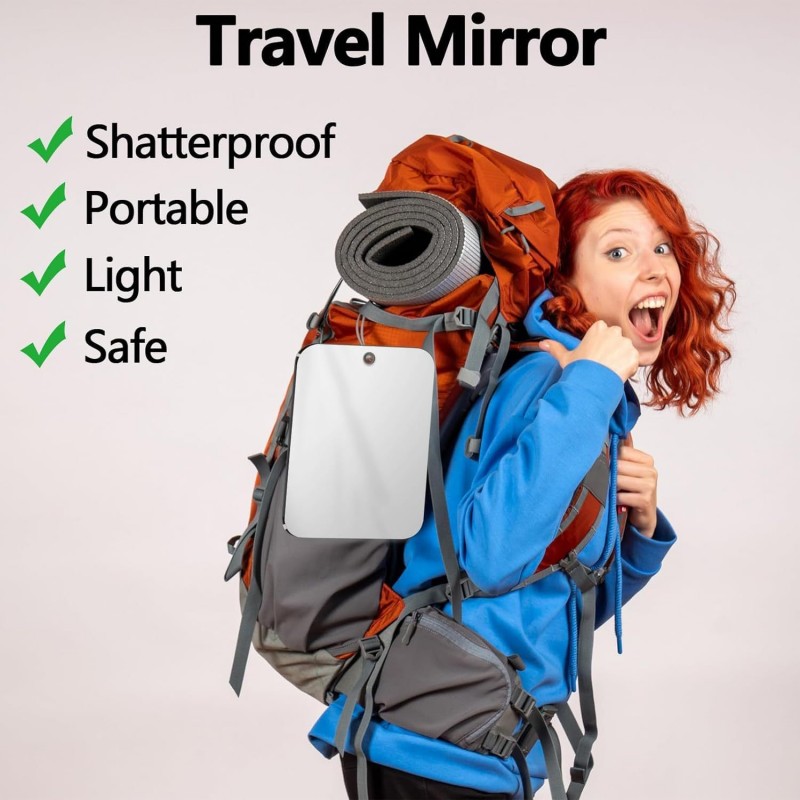 Acryl Anti Fog Spiegel Douche  - Travel Accessories Needed recensie en prijs