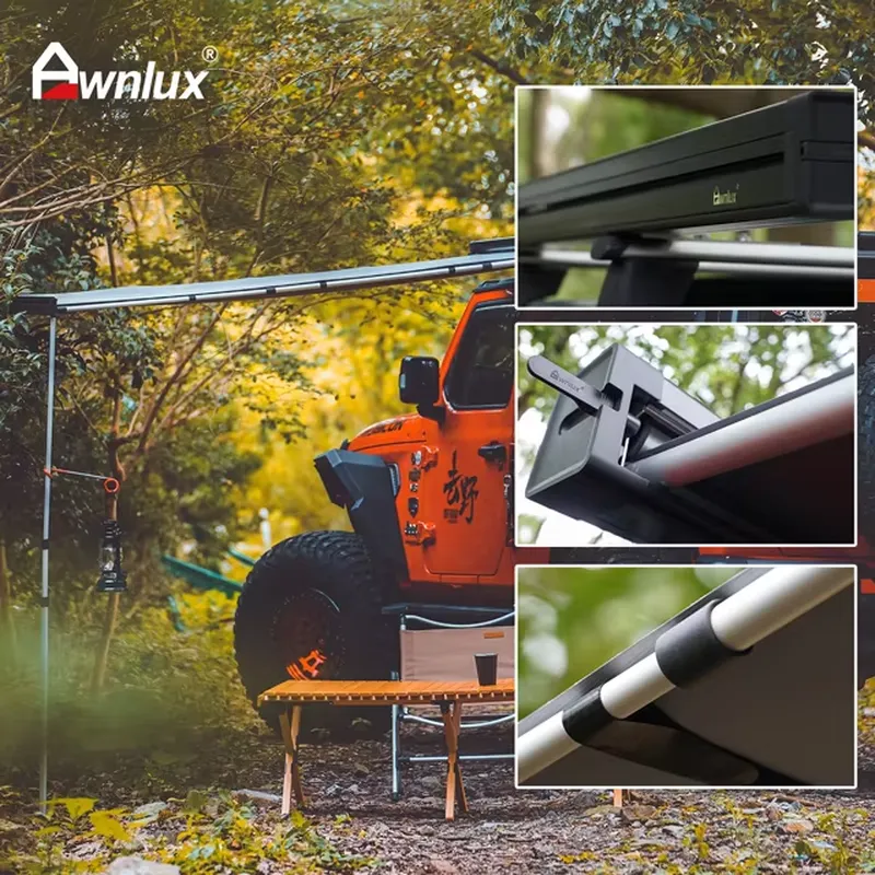 Awnlux Intrekbare 2,5x2,5M 4x4 - Travel Accessories recensie en prijs