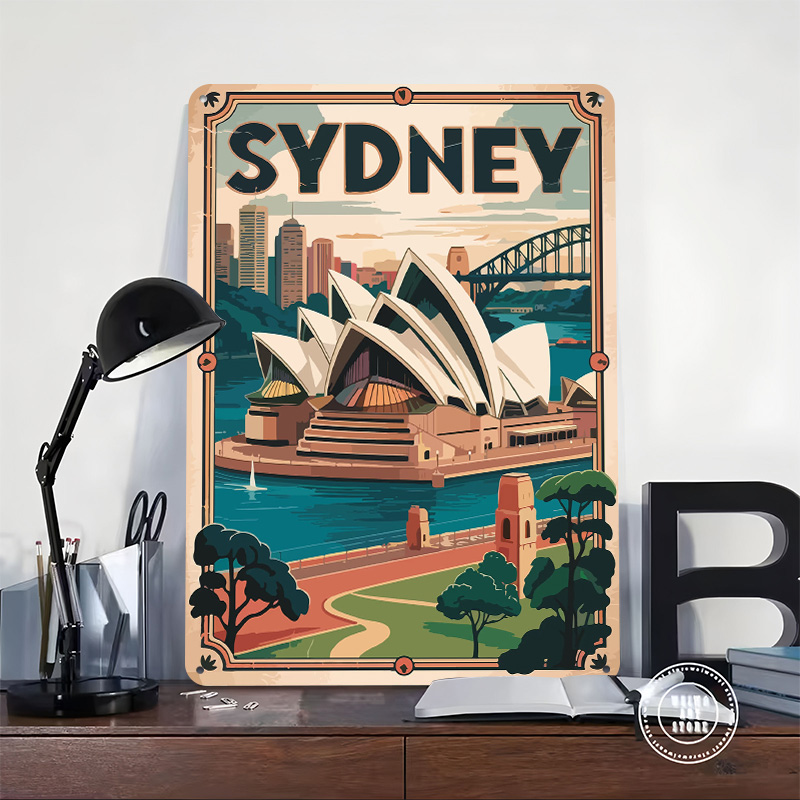 Sydney Travel 3D textuur gedru - Travel Accessories Sydney recensie en prijs