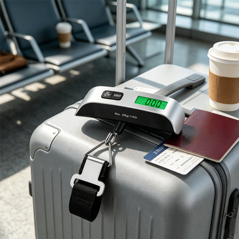 1 stks LCD Display 110lb/50kg  - Luggage Scale Hanging recensie en prijs