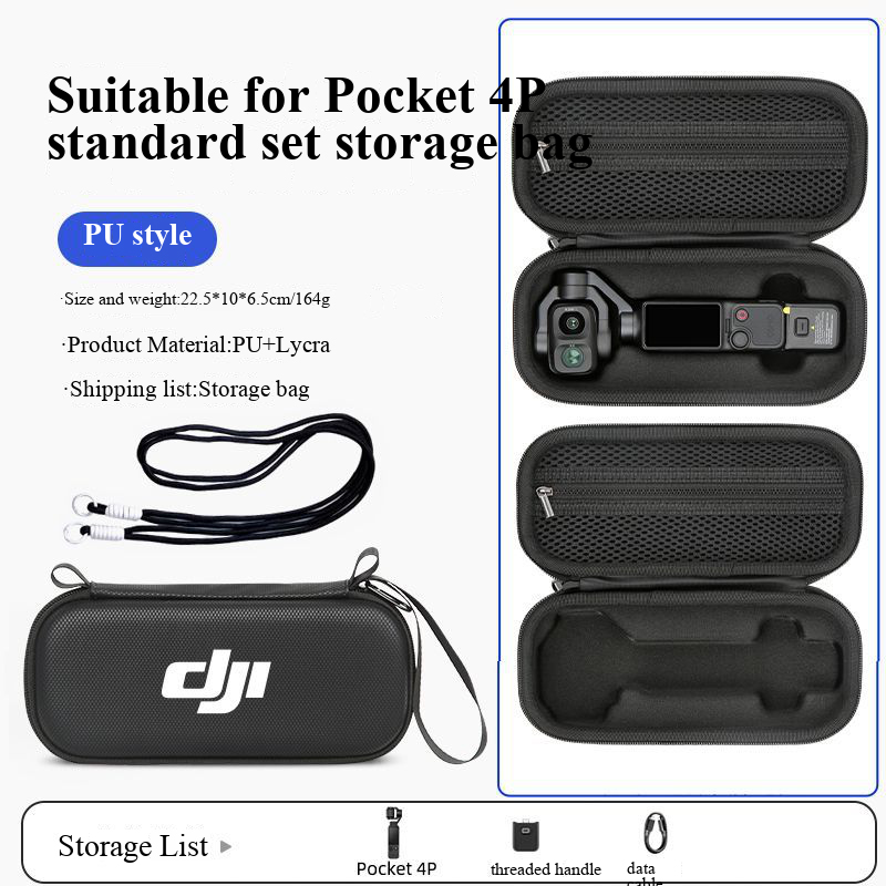 Opbergtas voor DJI Pocket 4 Pr - Travel Accessories Case recensie en prijs