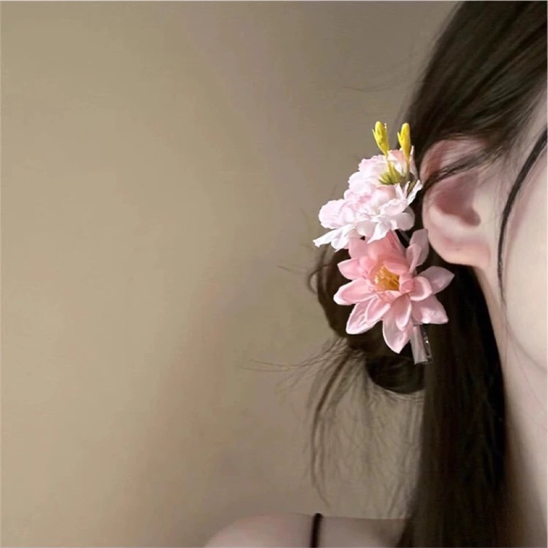 Roze blauwe bloem haarclip nie - Travel Accessories Bunnings recensie en prijs