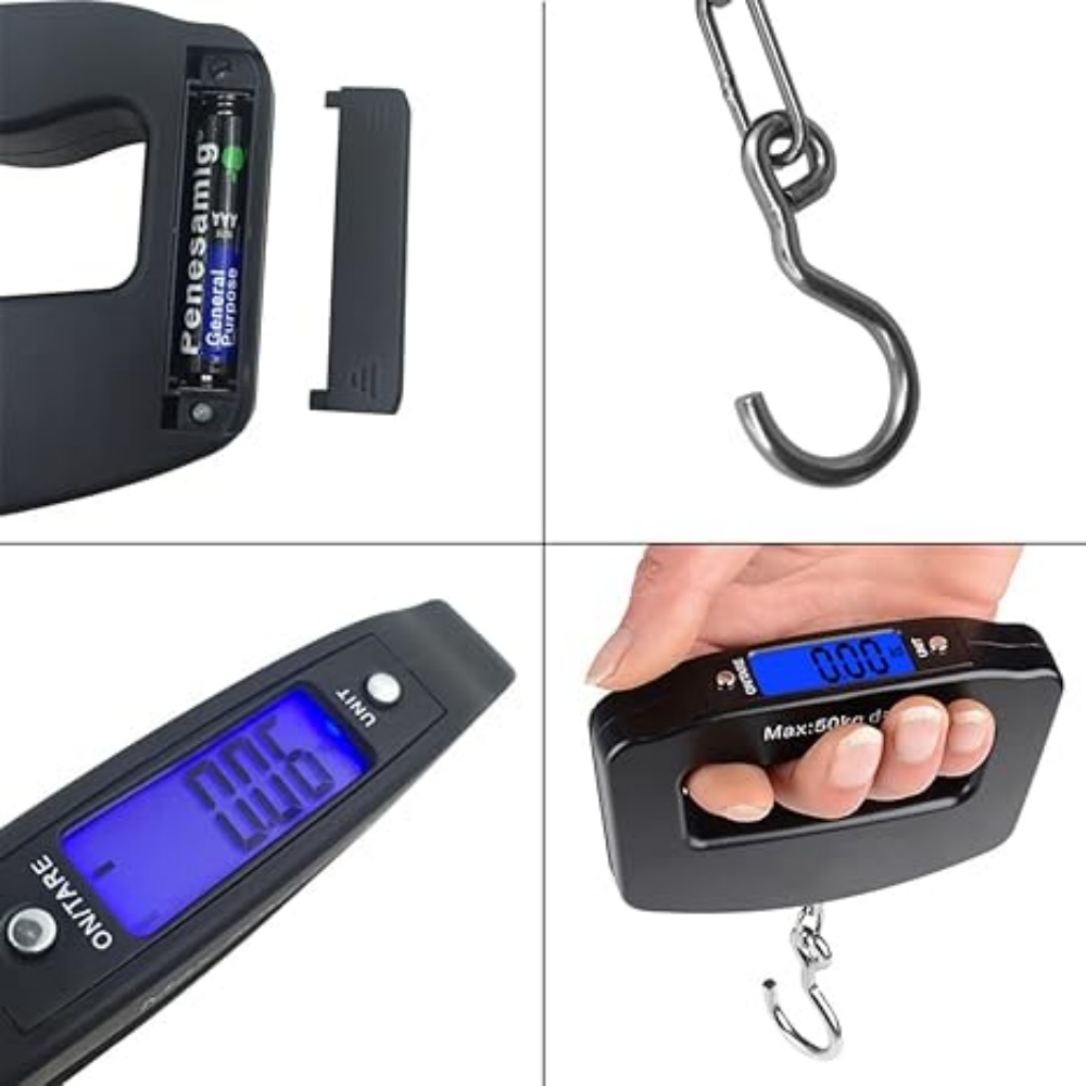 50 kg 10 g bagageweegschaal, L - Luggage Scale Hanging recensie en prijs