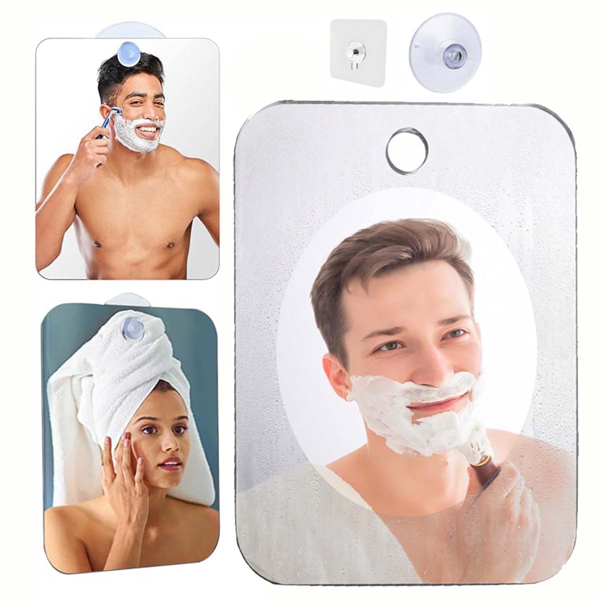 Acryl Fog Free Mirror Set met  - Travel Accessories Needed recensie en prijs