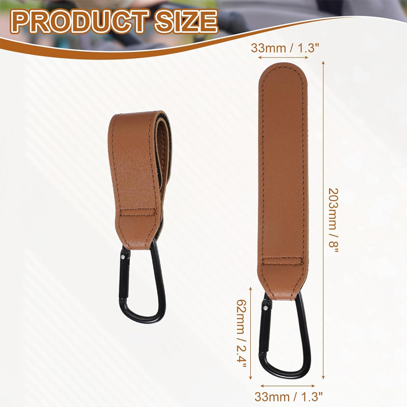 2 stuks lederen karrenhaken ki - Travel Accessories For 3 Year Old recensie en prijs