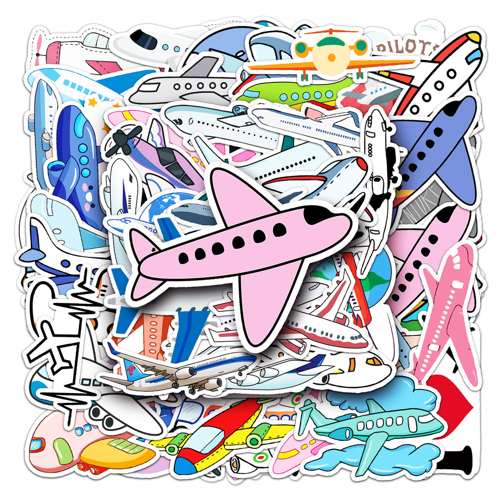 50 charmante vliegtuigstickers - Travel Accessories And Gadgets recensie en prijs