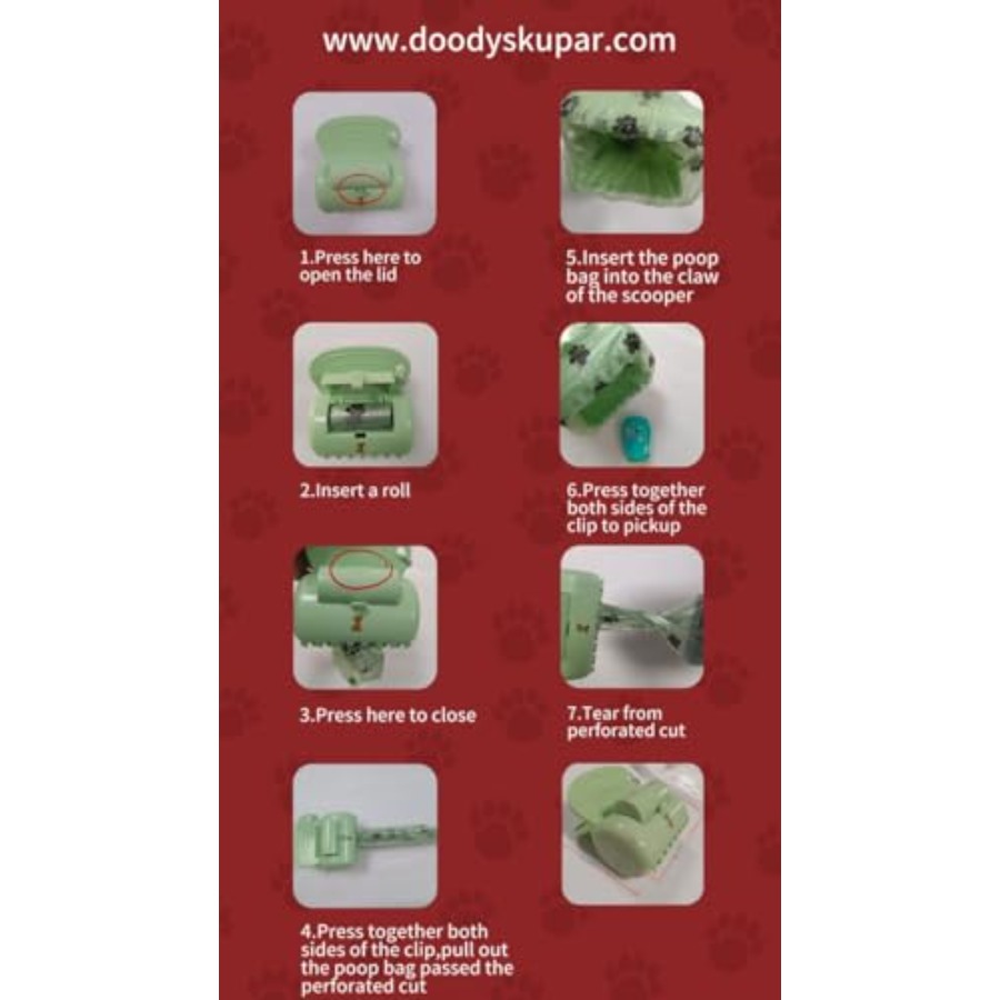 Draagbare Pooper Scooper met h - Travel Accessories Under $5 recensie en prijs